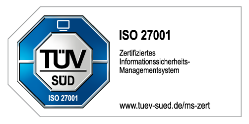 TÜV-Logo; Zertifzierung