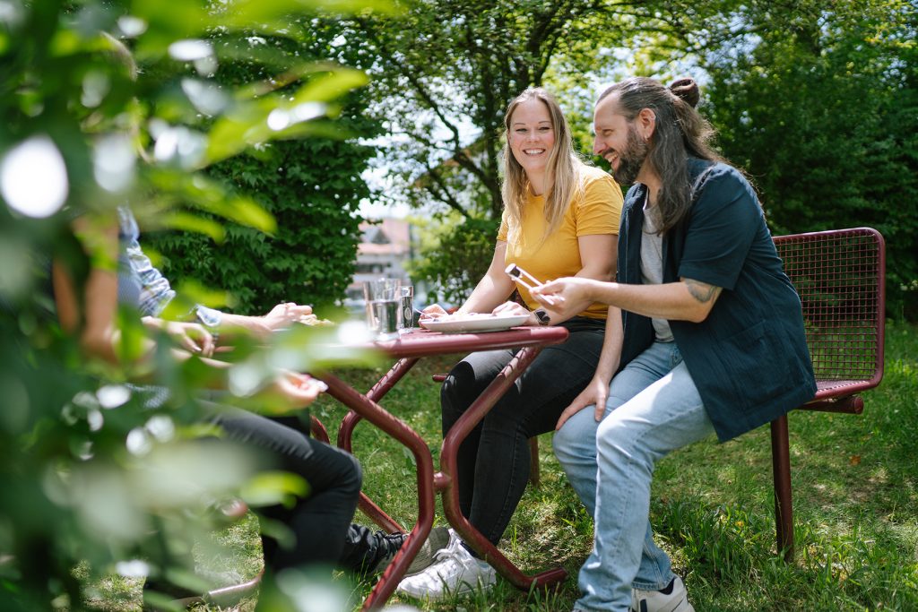 Karriere bei Avision: Mittagspause in der Sonne