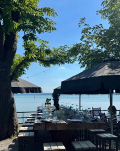 Gedeckte Tafel; Sommerfest; Seehaus Schreyegg