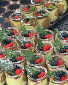 Dessertgläser; Sommerfest